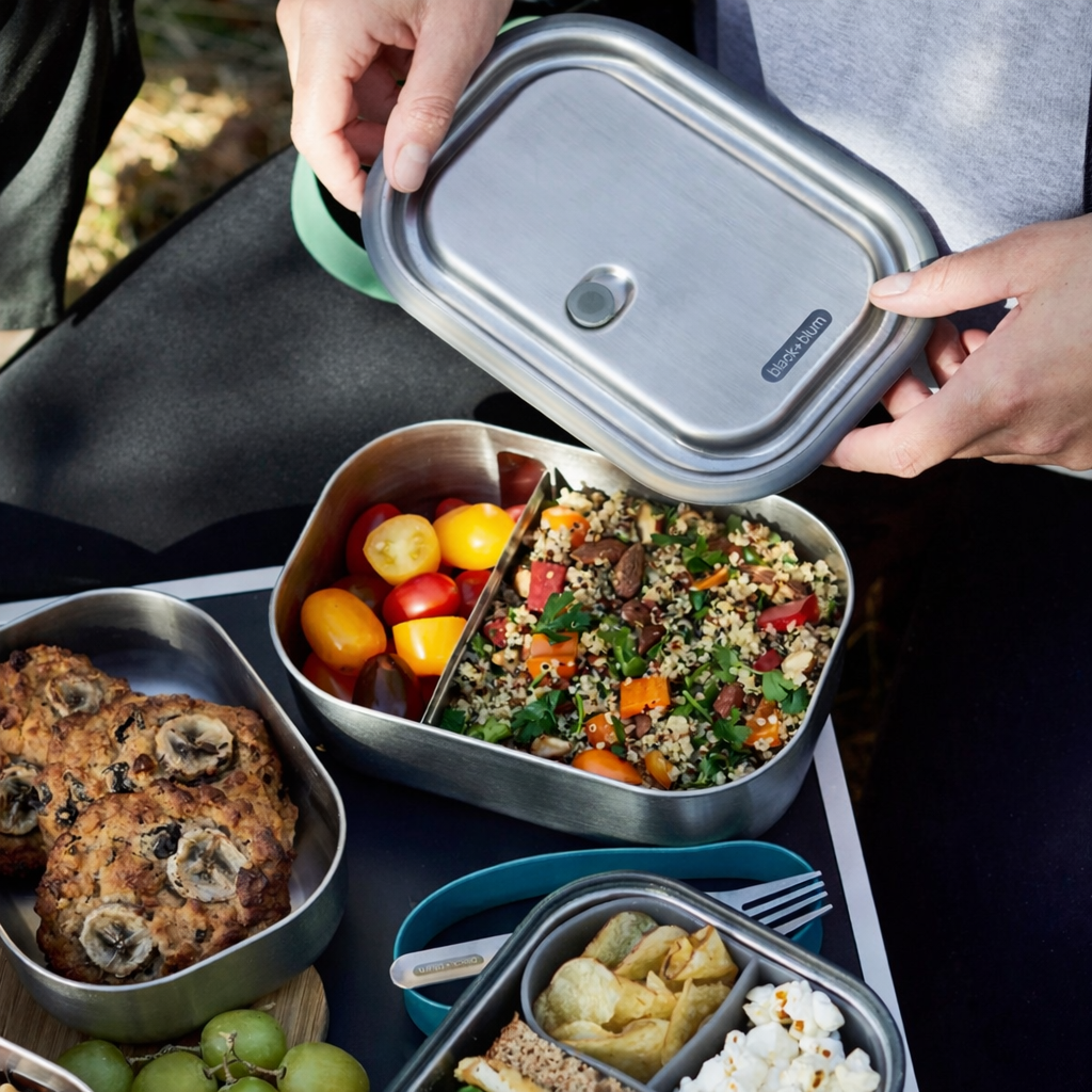 Lunch box, Stainless steel/ Olive 20oz