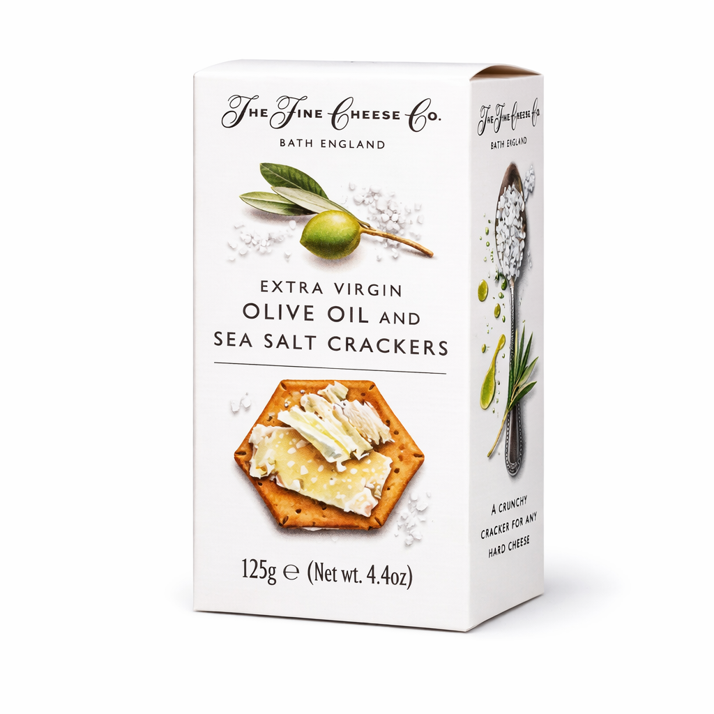 Extra Virgin Olive Oil and Sea Salt Crackers 125g