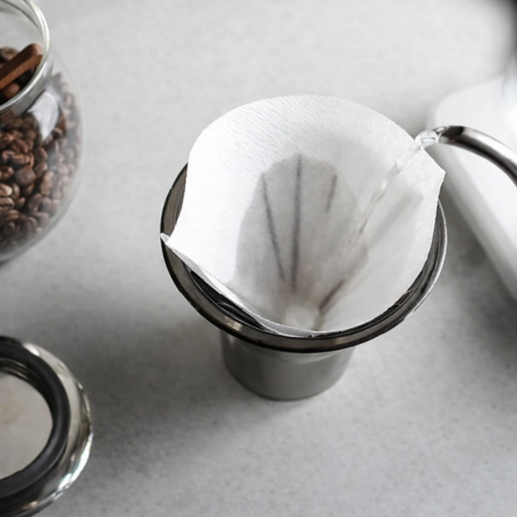 Clear grey brewer, 2 cups