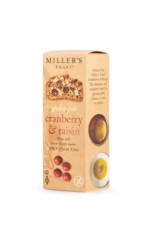 Miller's Toast Gluten-Free Cranberry & Raisin