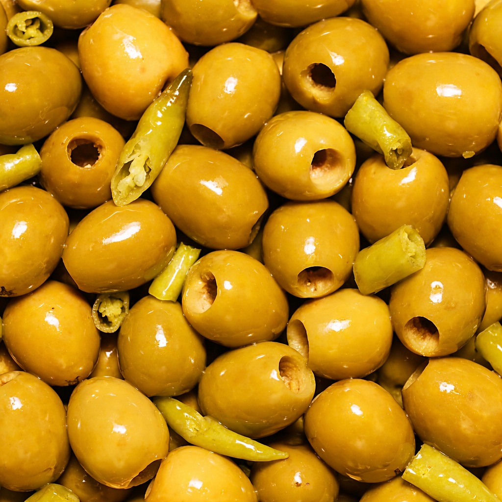 Perello Gordal Spicy Pitted Olives Tin 150g