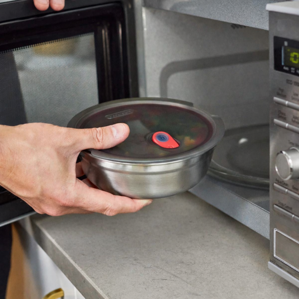 Lunch bowl, Stainless steel Microwave safe 650ml