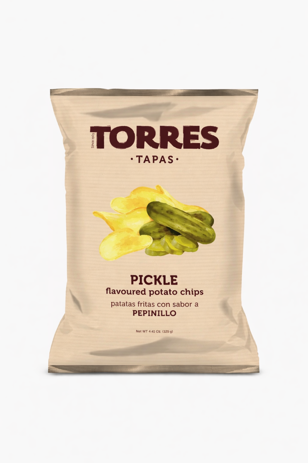 Torres Tapas pickle flavoured crisps 125g
