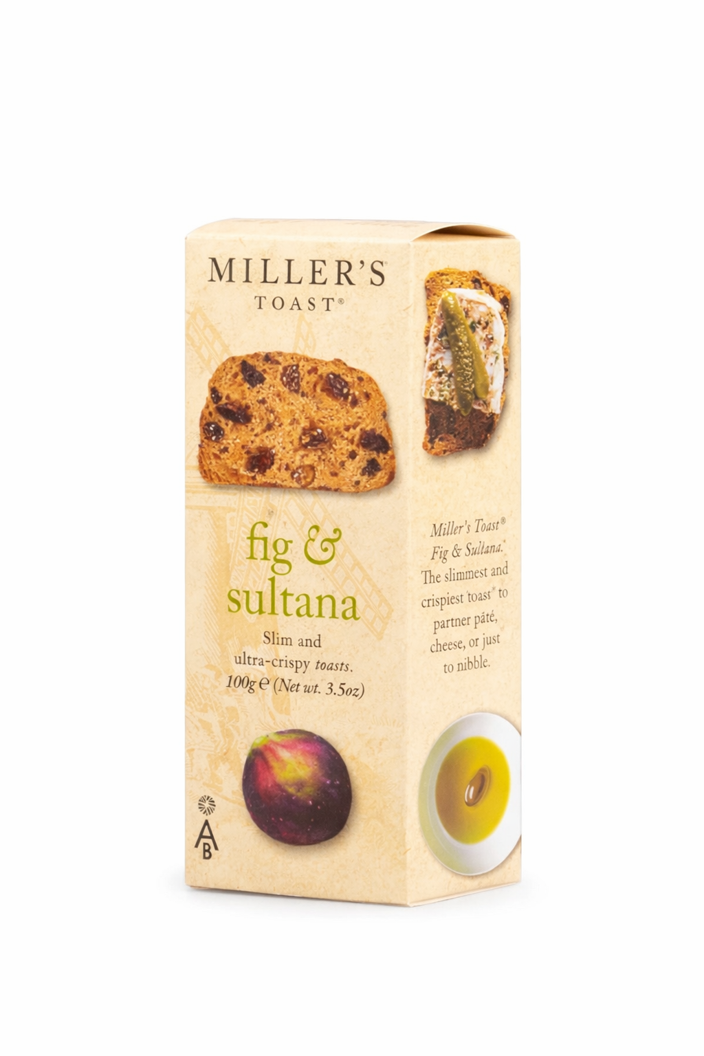 Miller's Toast Fig & Sultana 100g