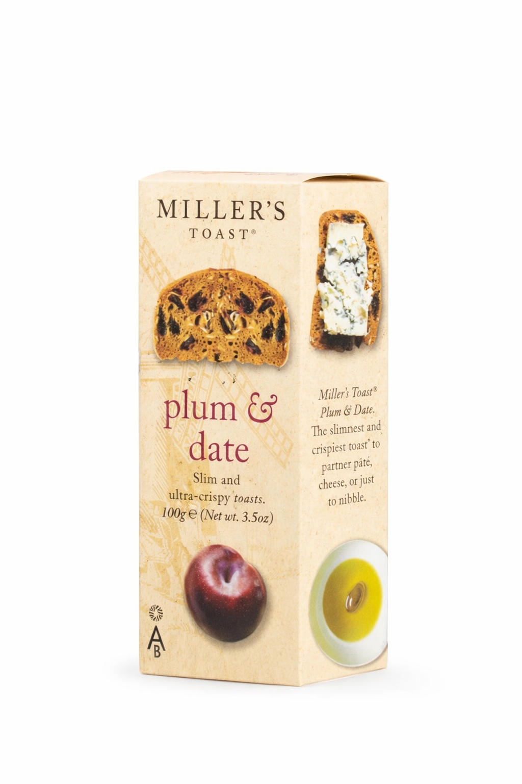 Miller's Toast Plum & Date 100g