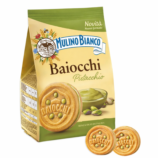 Mulino Bianco Baiocchi Pistacchio biscuits 240g