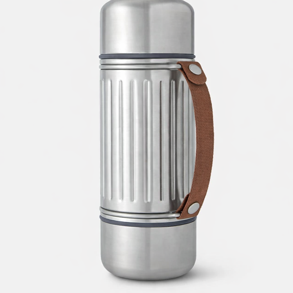Insulated flask Stainless steel, with 2x cups