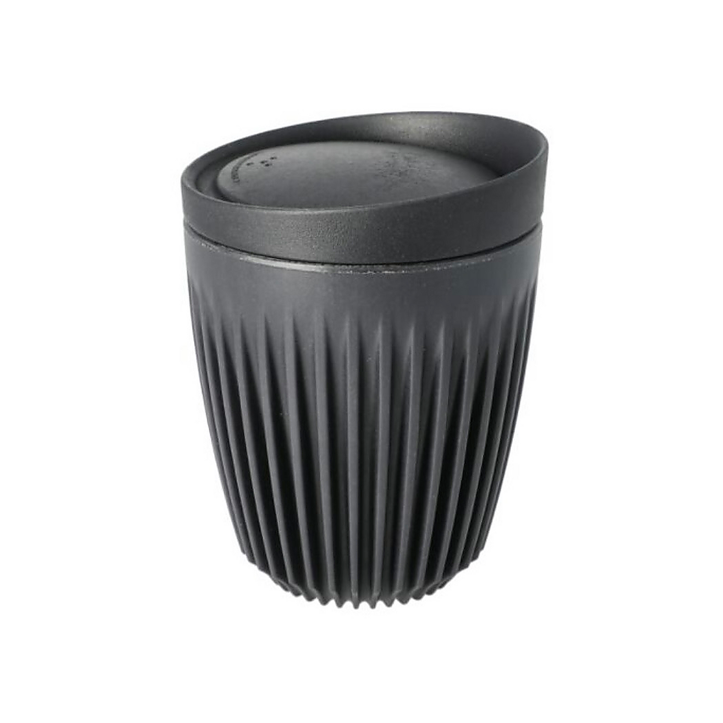 HUSKEE CUP & LID CHARCOAL - RETAIL PACKAGING 8OZ/24CL - SOLD IN SINGLES