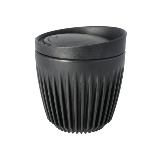 HUSKEE CUP & LID CHARCOAL - RETAIL PACKAGING 6OZ/18CL