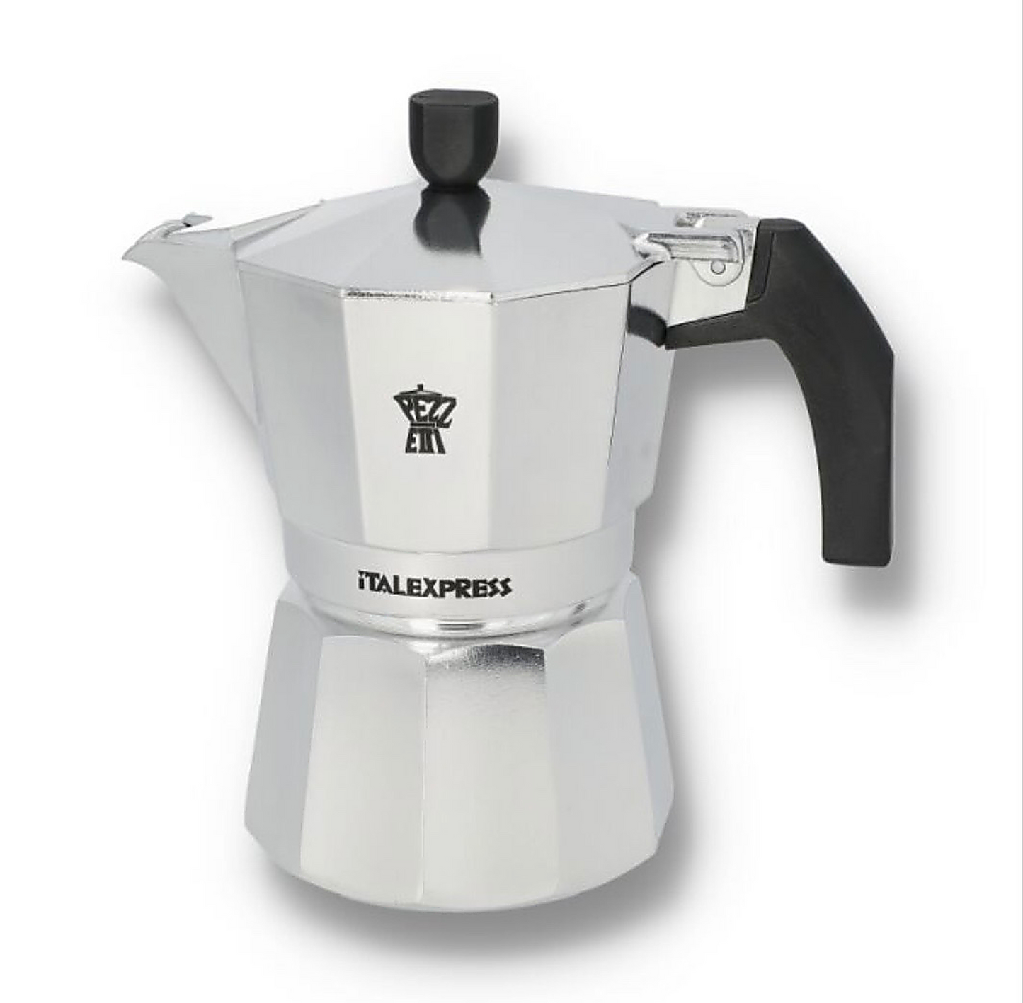 PEZZETTI ITALEXPRESS ALUMINIUM MOKA POT - 3 CUP SILVER